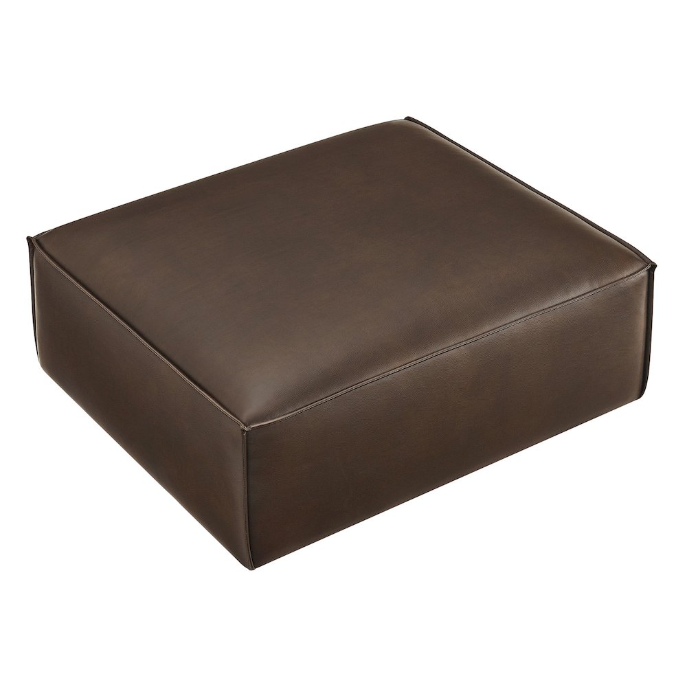 Restore Vegan Leather Modular Ottoman. Picture 4