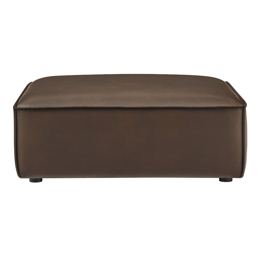 Restore Vegan Leather Modular Ottoman. Picture 5