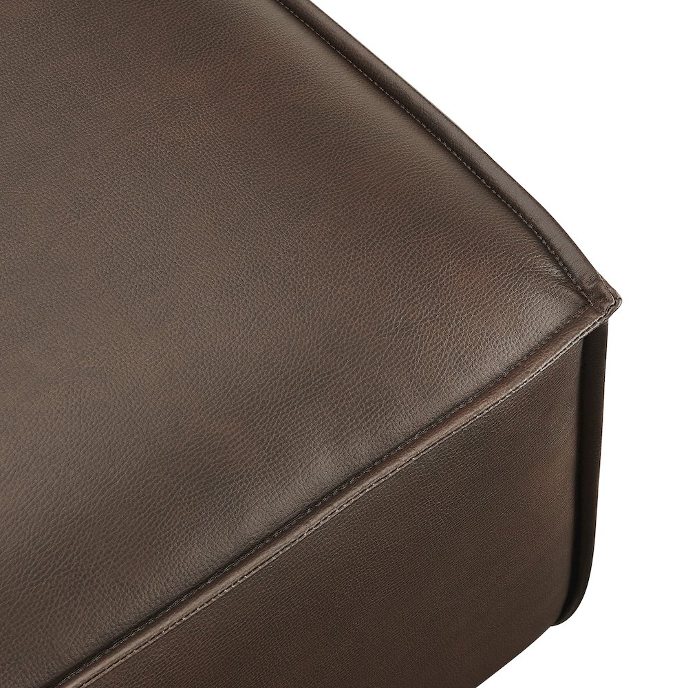 Restore Vegan Leather Modular Ottoman. Picture 6