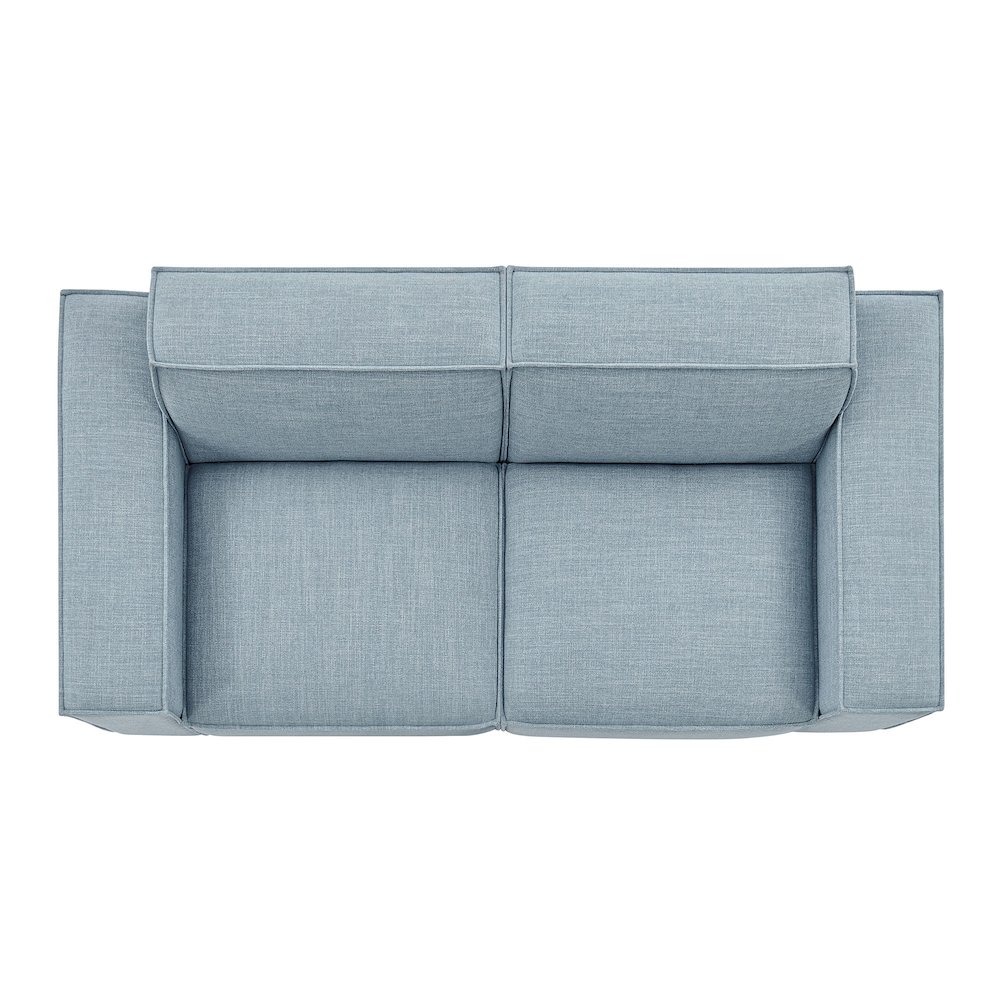 Restore 2-Piece Performance Fabric Upholstered Modular Loveseat. Picture 7