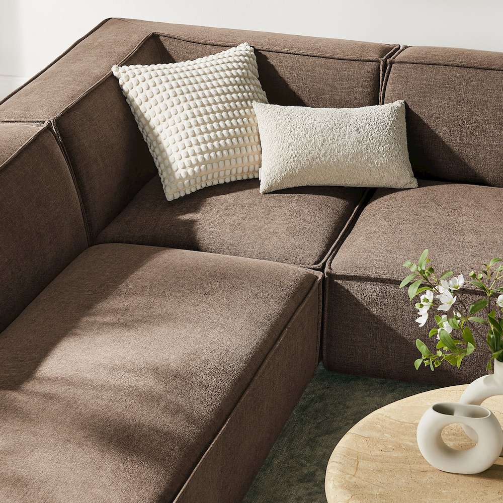 Restore 6-Piece Performance Fabric Upholstered U-Shaped Sectional Sofa. Picture 12