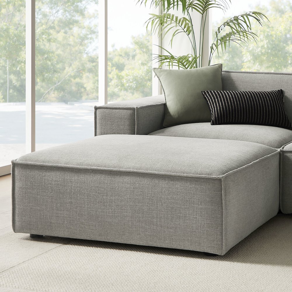 Restore 6-Piece Performance Fabric Upholstered Modular Sectional Sofa. Picture 12
