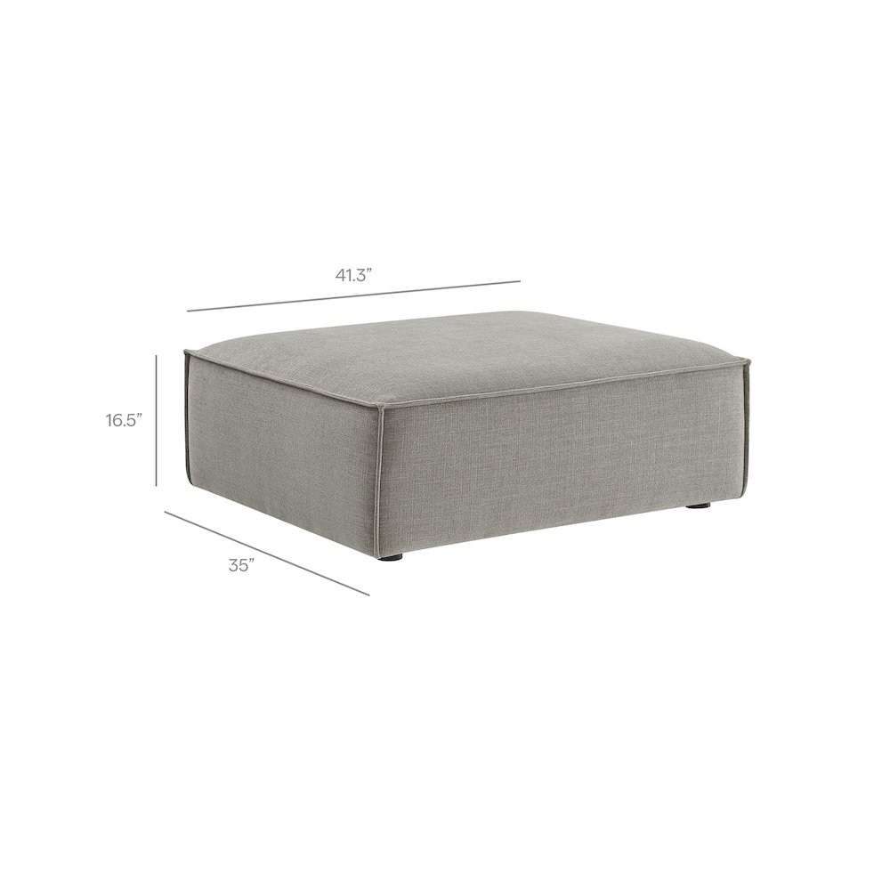 Restore 6-Piece Performance Fabric Upholstered Modular Sectional Sofa. Picture 7