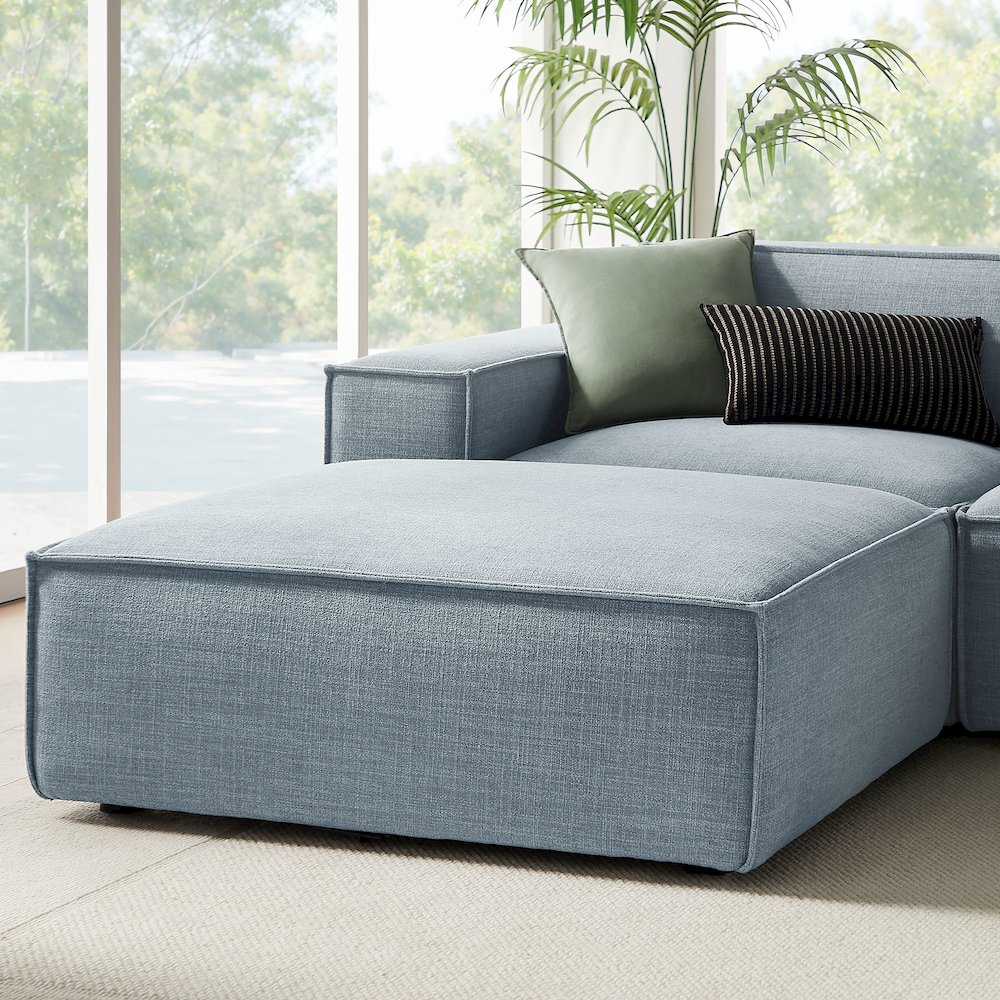 Restore 6-Piece Performance Fabric Upholstered Modular Sectional Sofa. Picture 12