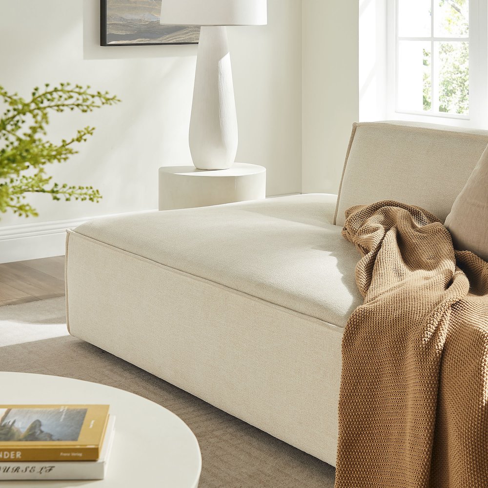 Restore 2-Piece Performance Fabric Upholstered Modular Loveseat. Picture 10