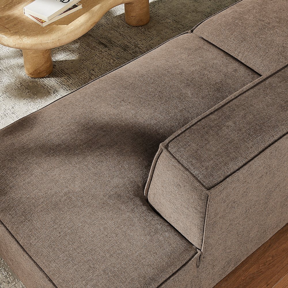 Restore 2-Piece Performance Fabric Upholstered Modular Loveseat. Picture 10