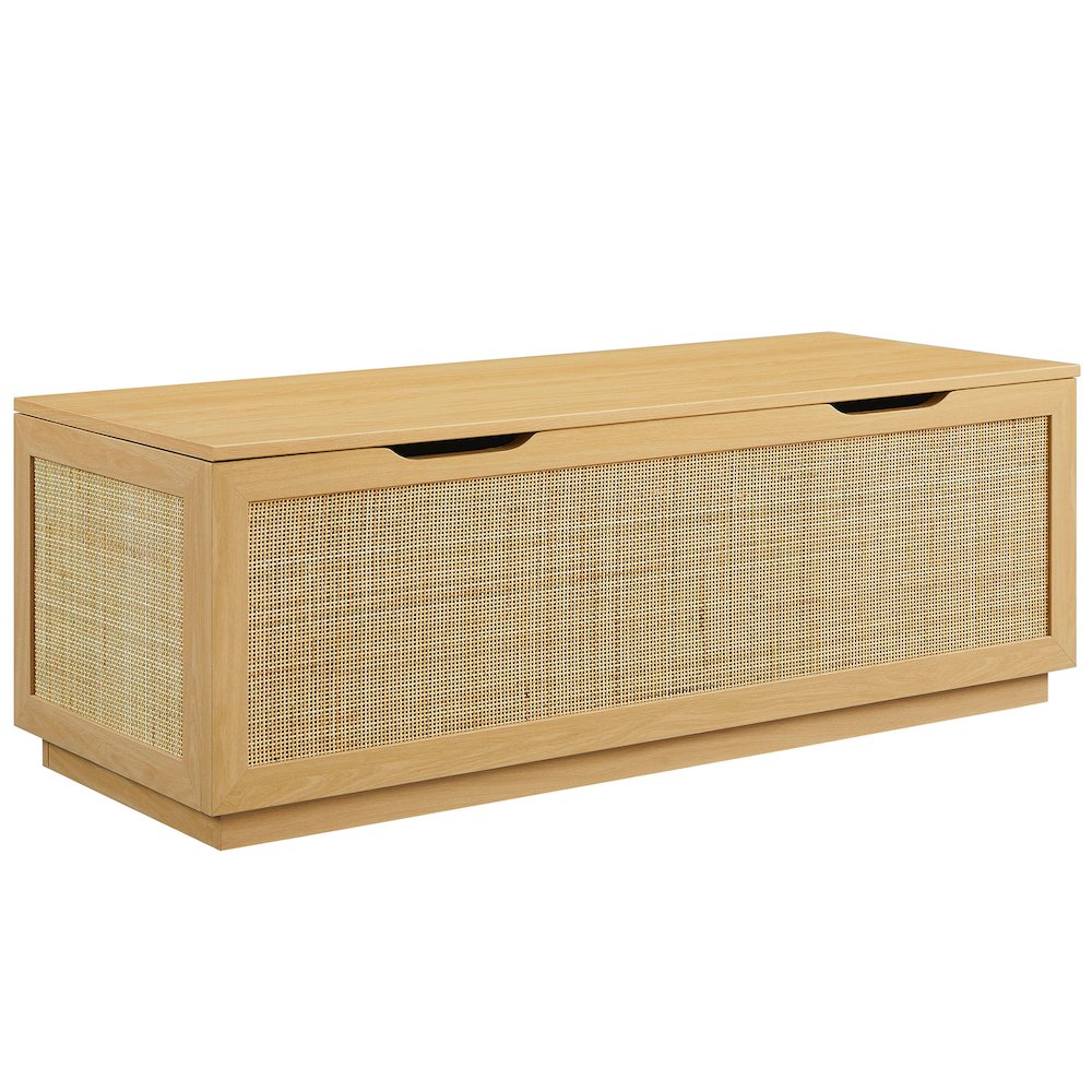 Soma Fluted 3-in-1 Hall Tree With Storage Bench and Coat Rack. Picture 5