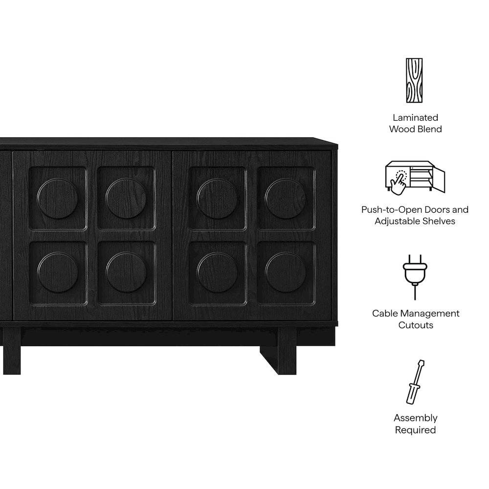Knox 71 Inch TV Stand. Picture 3