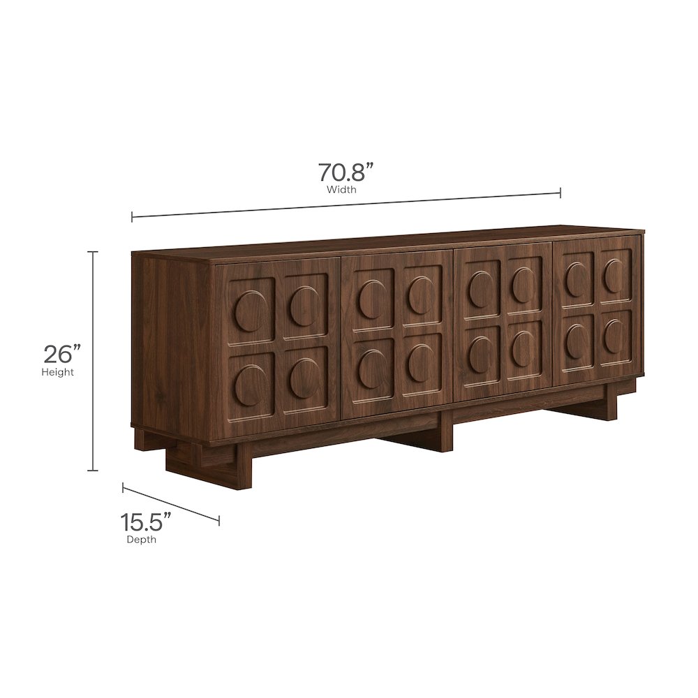 Knox 71 Inch TV Stand. Picture 2