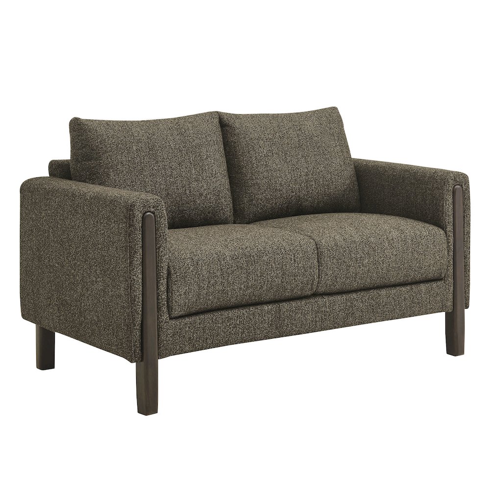 Hawken Boucle Fabric Loveseat. Picture 1