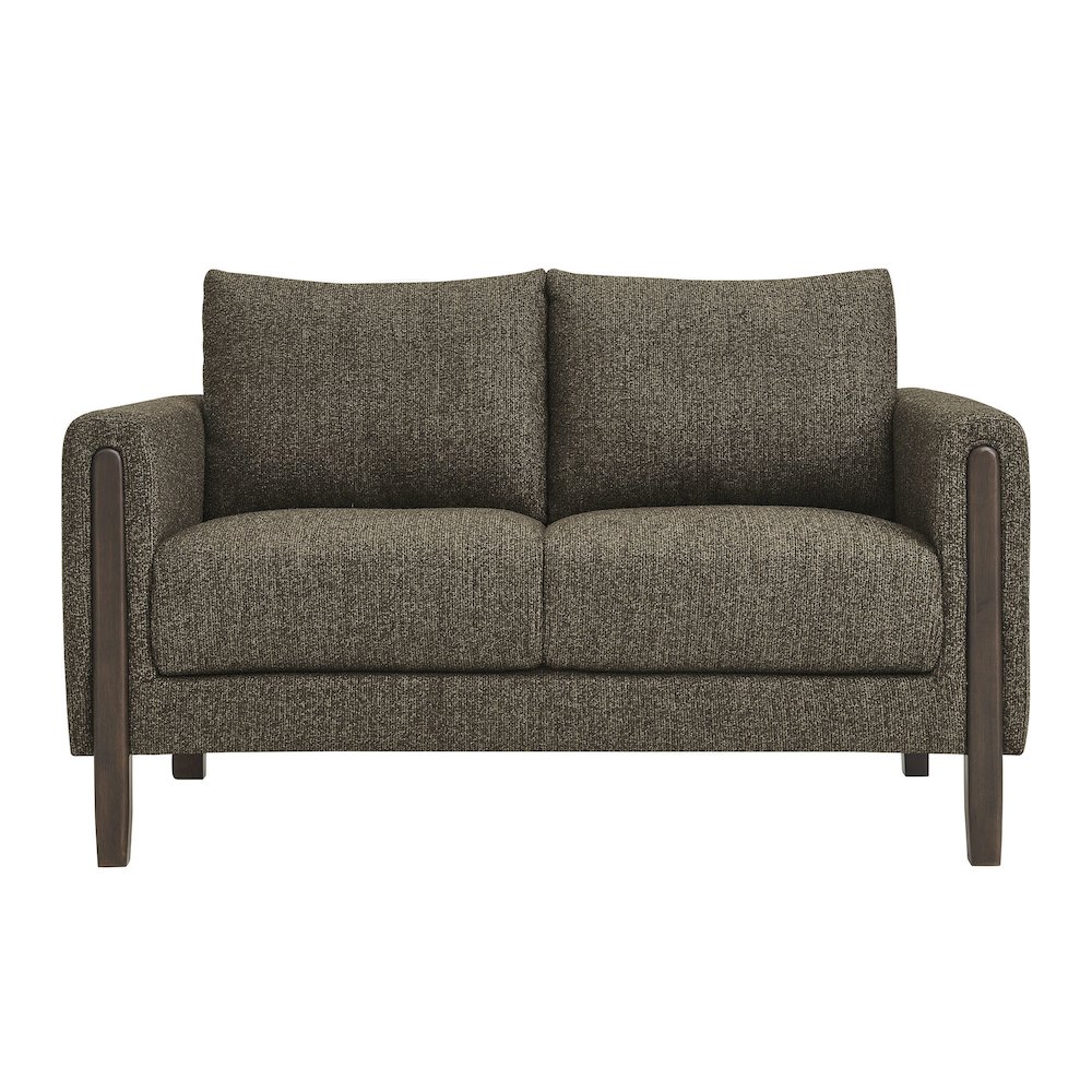 Hawken Boucle Fabric Loveseat. Picture 6