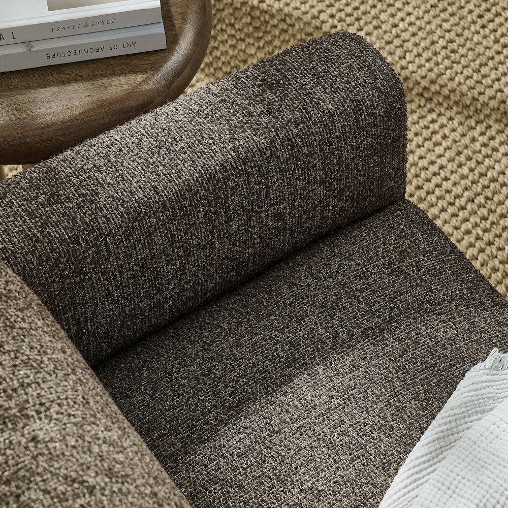 Hawken Boucle Fabric Loveseat. Picture 9