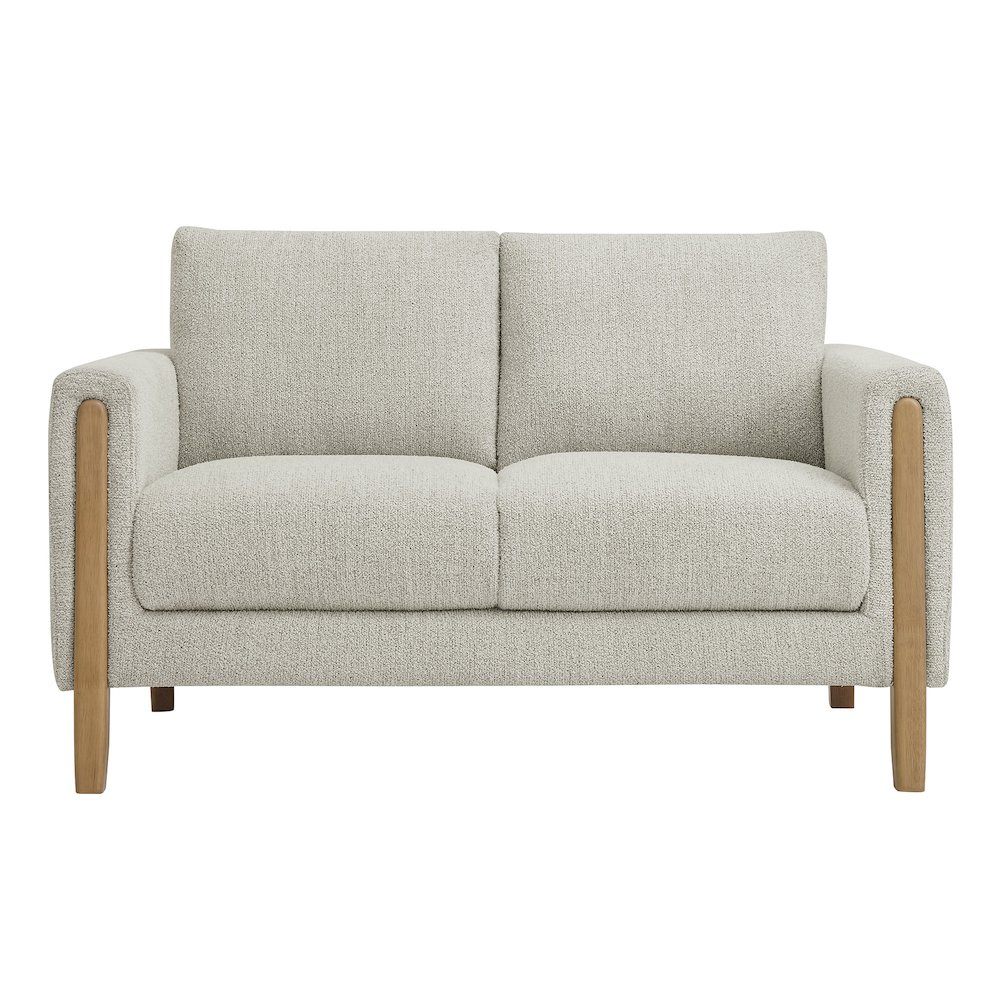 Hawken Boucle Fabric Loveseat. Picture 6