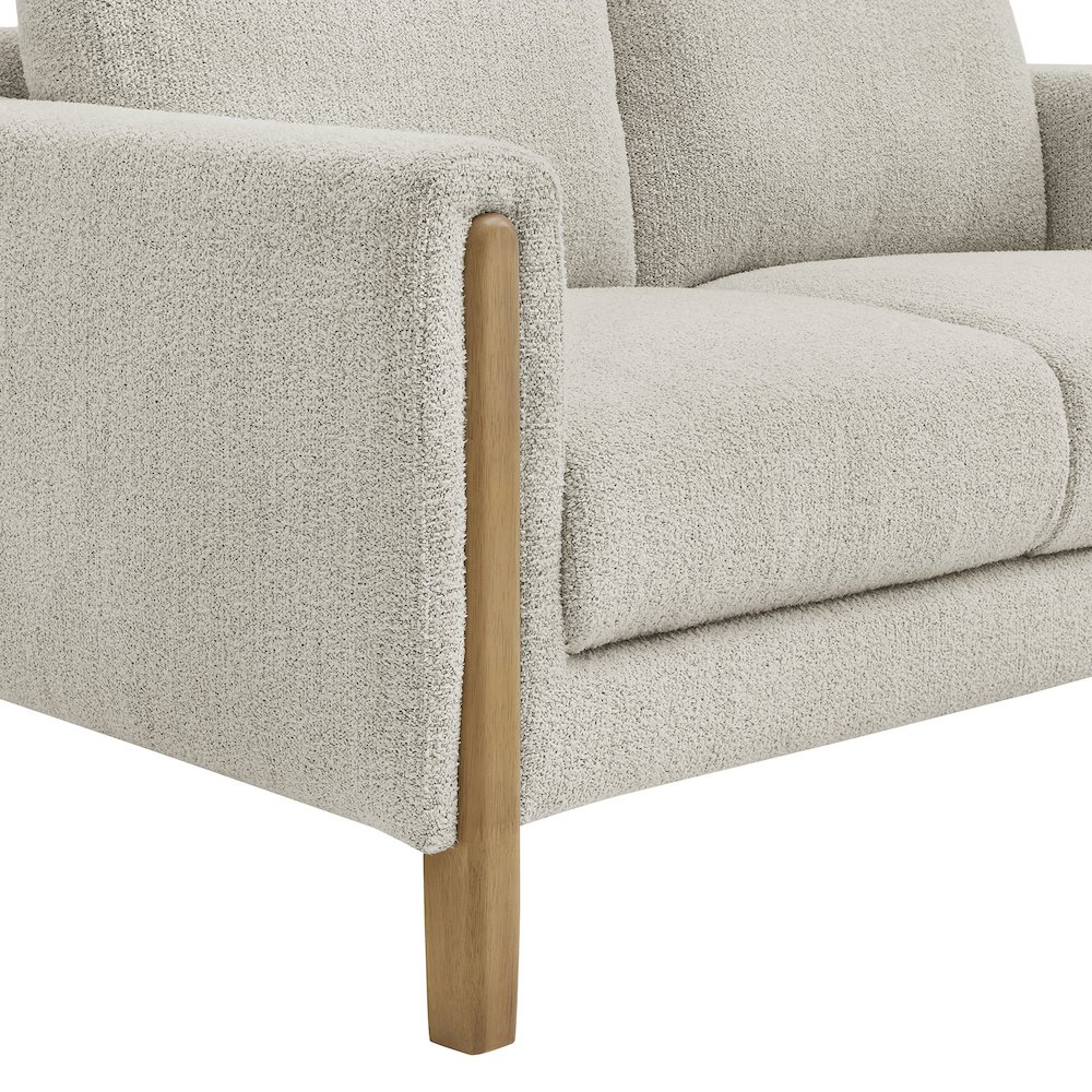 Hawken Boucle Fabric Loveseat. Picture 7
