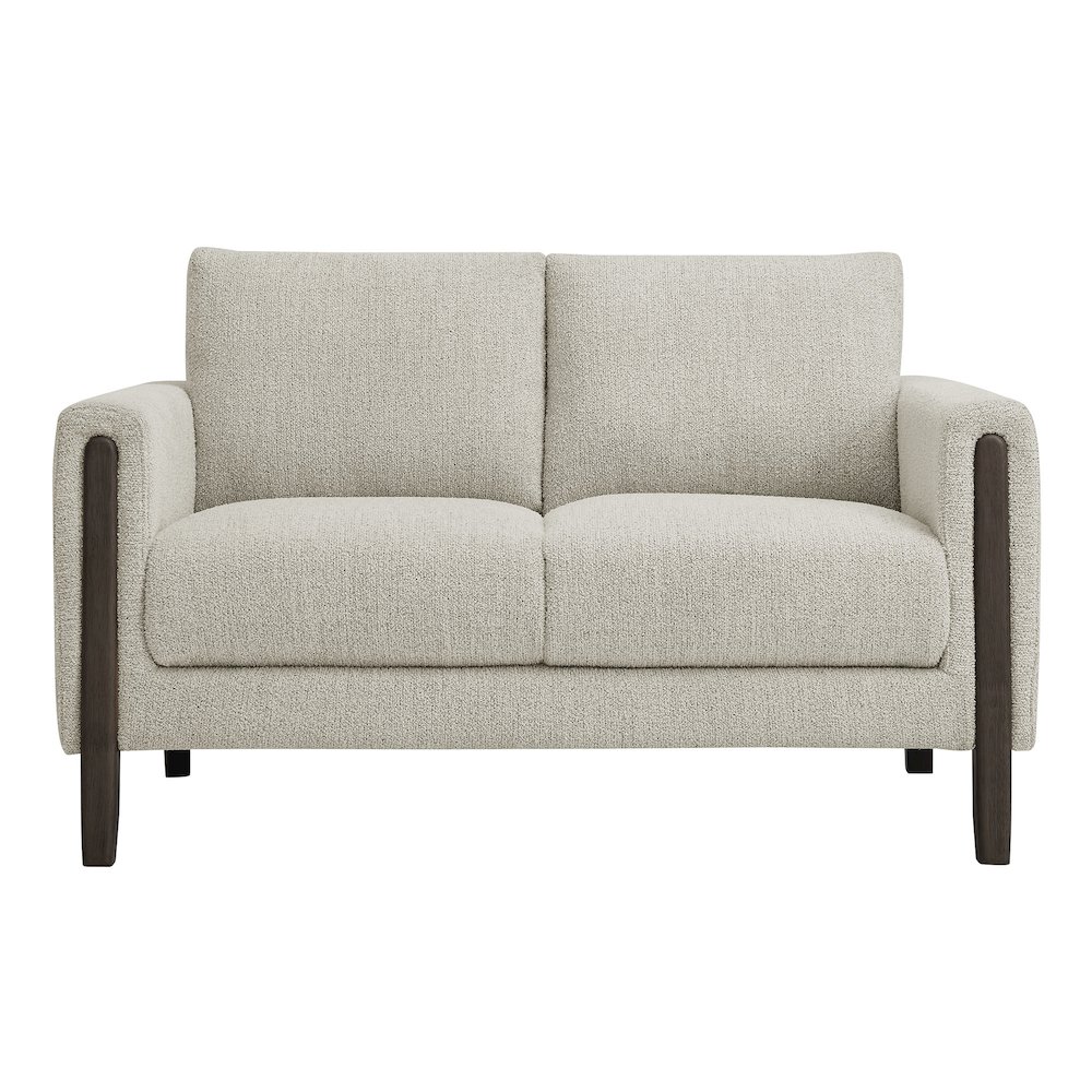 Hawken Boucle Fabric Loveseat. Picture 6