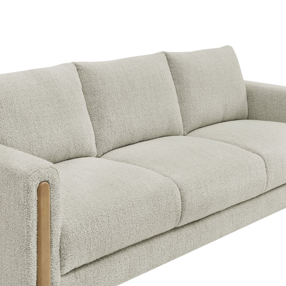 Hawken Boucle Fabric Sofa. Picture 7