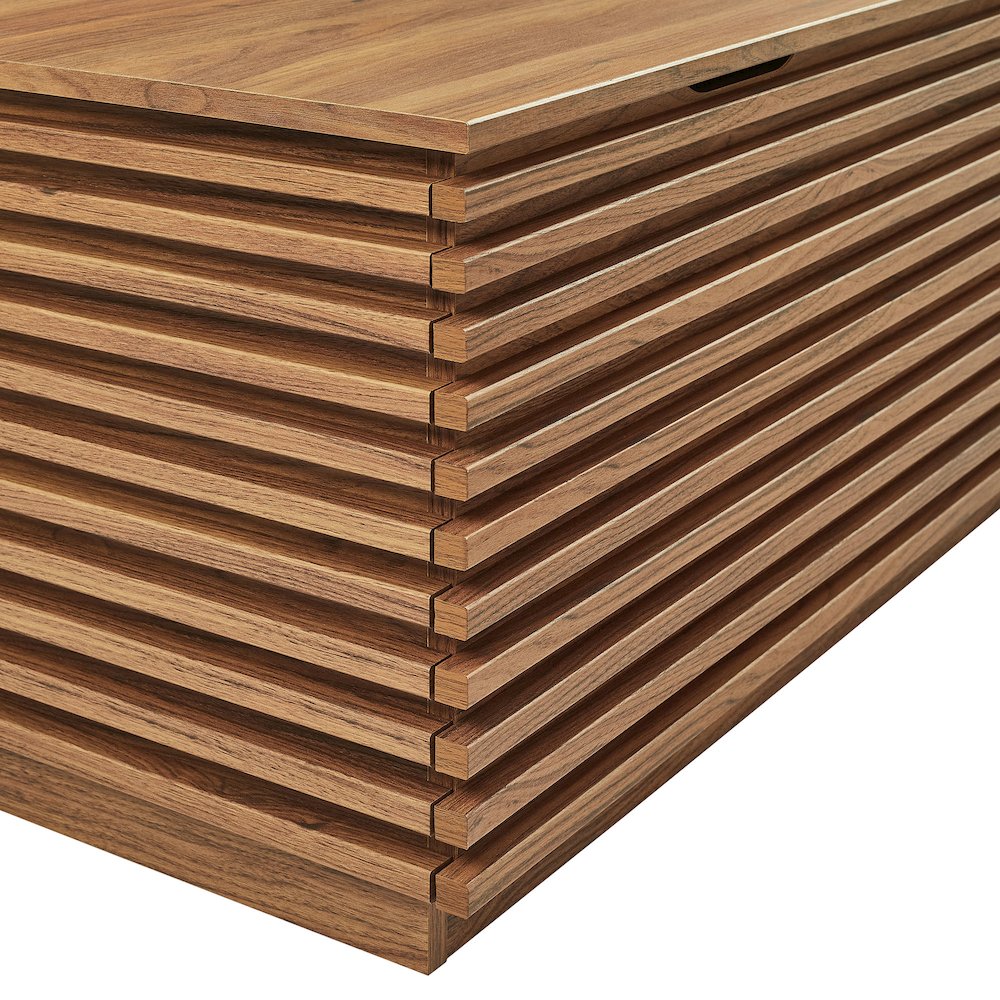 Render Fluted 3-in-1 Hall Tree With Storage Bench and Coat Rack. Picture 7