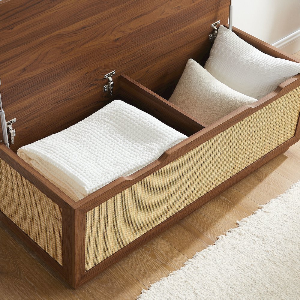 Soma Fluted 3-in-1 Hall Tree With Storage Bench and Coat Rack. Picture 7