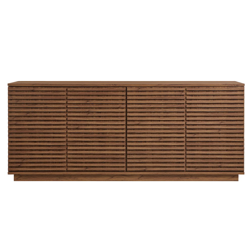 Render 4-Door Fluted Sideboard Cabinet TV Stand. Picture 5