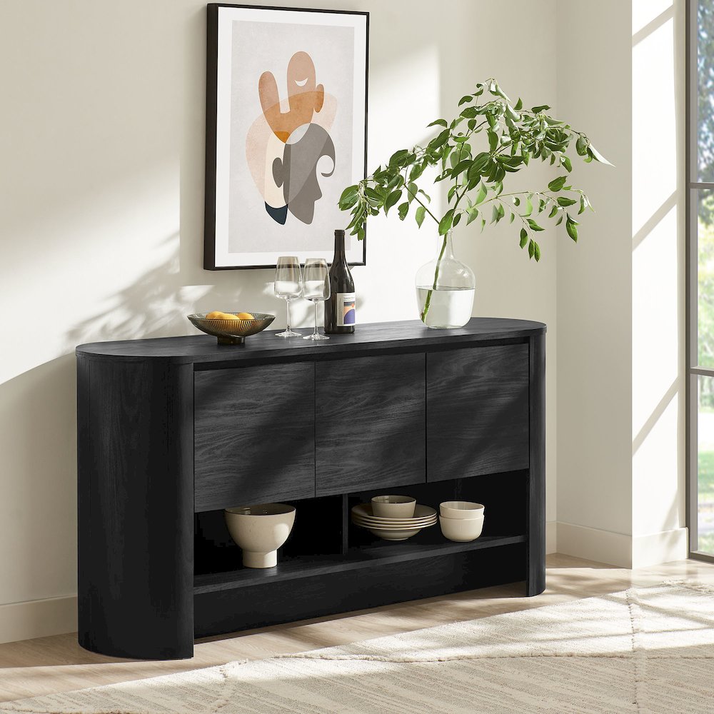 Duval 62 Inch Oval Sideboard. Picture 8