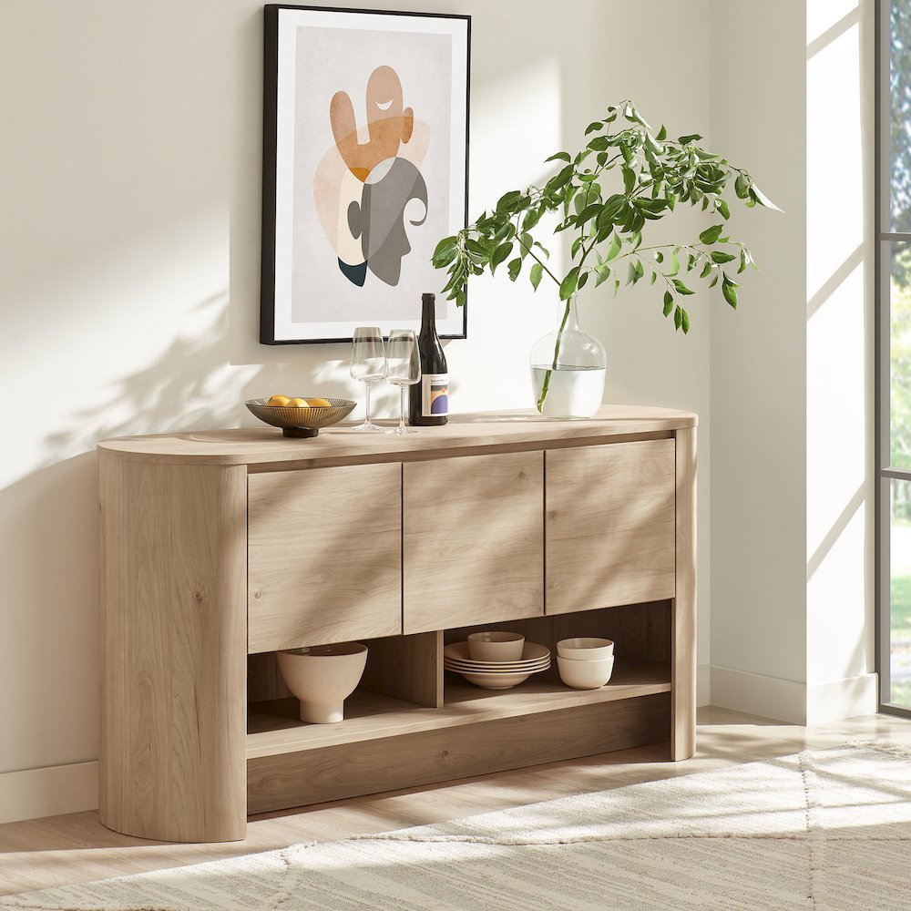 Duval 62 Inch Oval Sideboard. Picture 8