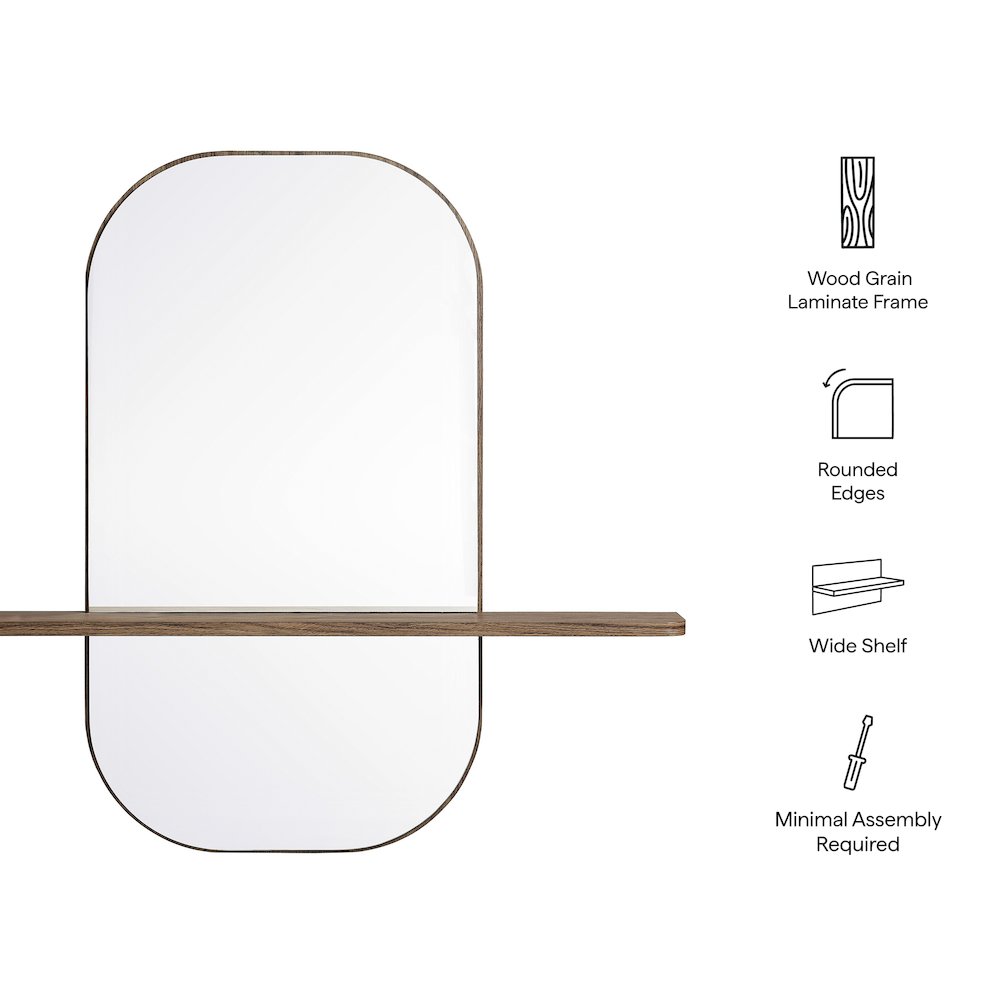 Solstice Large Oval Mirror. Picture 3