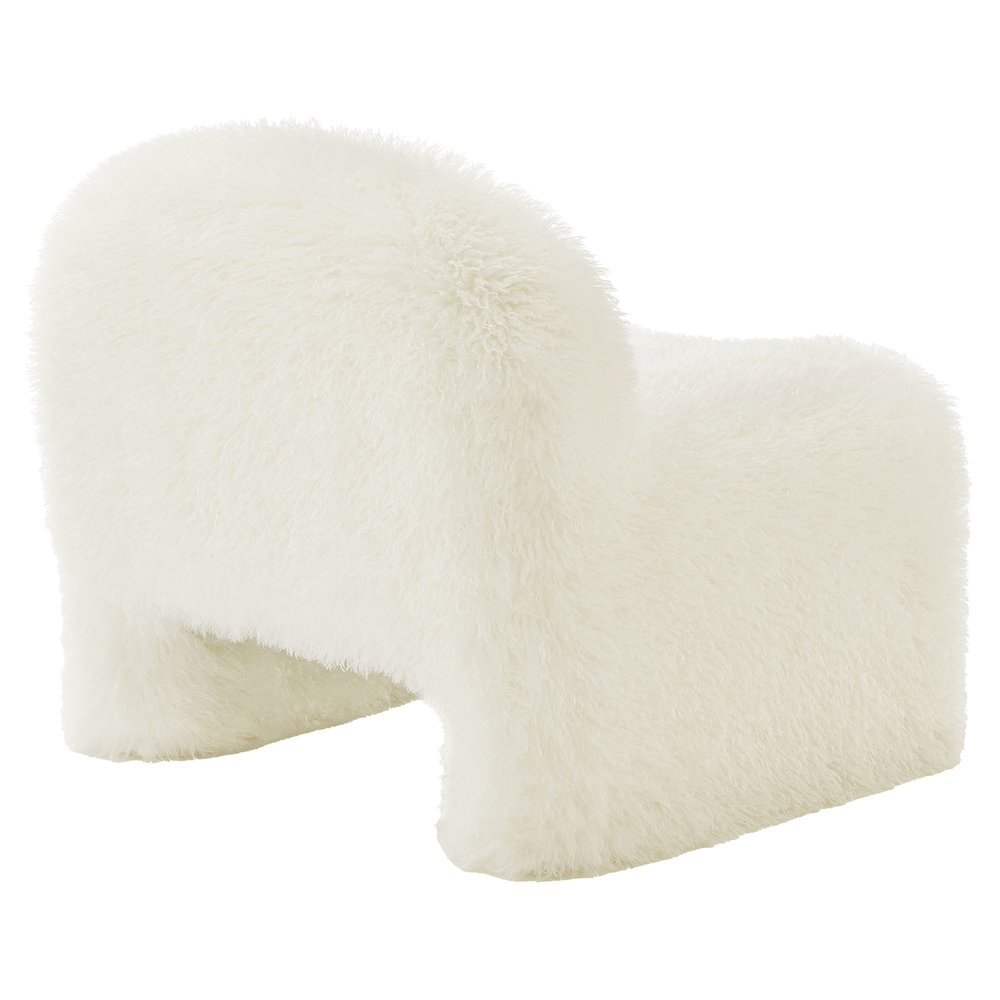 Mina Faux Fur Accent Chair. Picture 6
