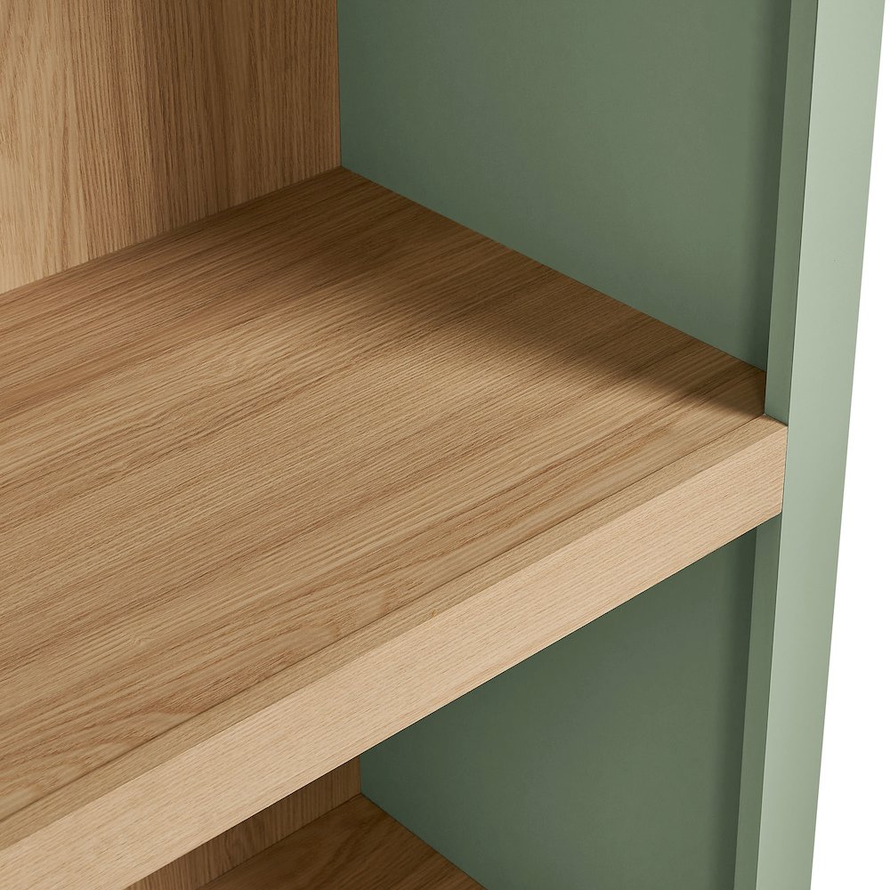 Caleb 4 Arched Display Shelf Bookcase. Picture 6