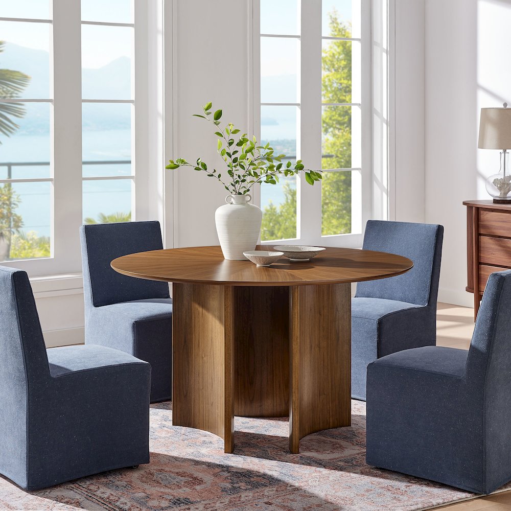 Sloane 54 Inch Round Dining Table. Picture 7