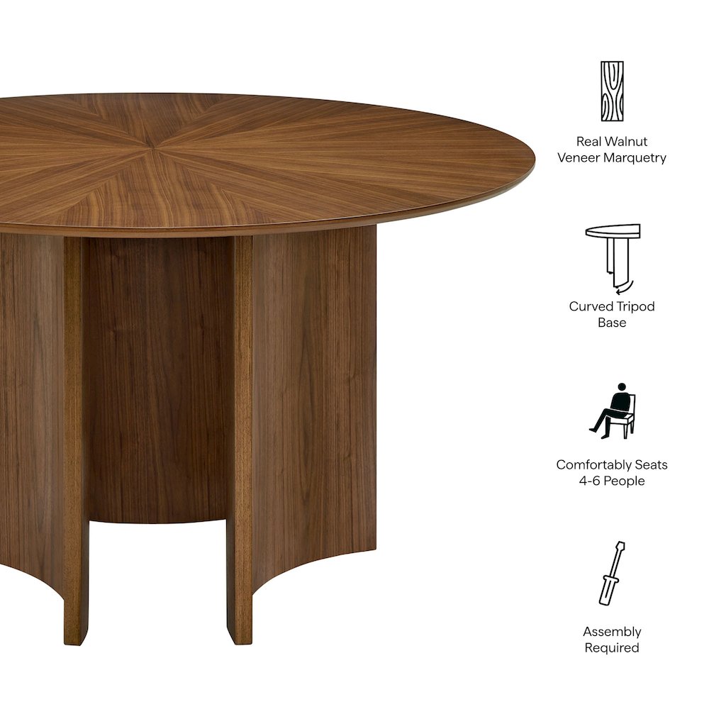 Sloane 54 Inch Round Dining Table. Picture 2