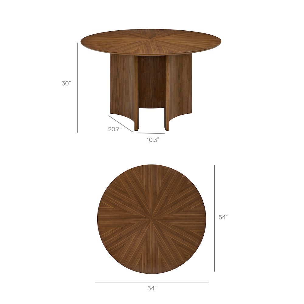 Sloane 54 Inch Round Dining Table. Picture 3