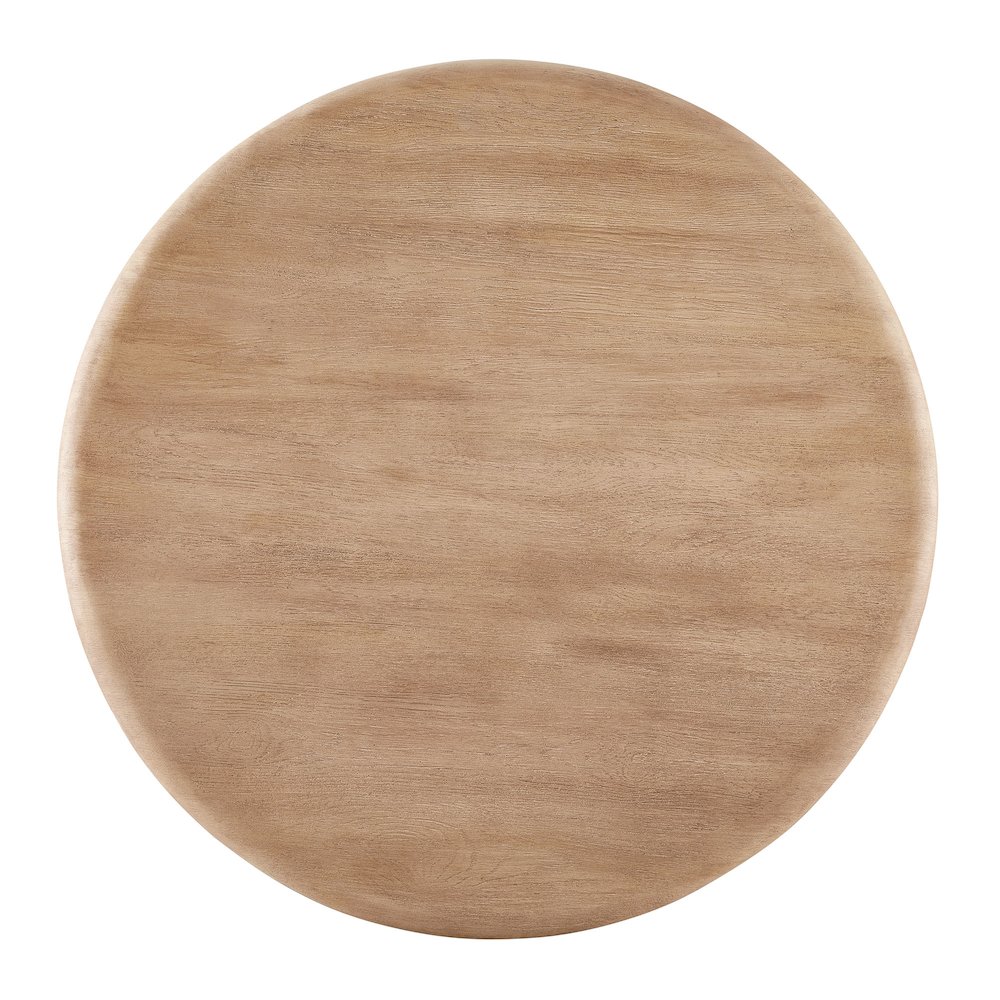 Tori 48 Inch Round Indoor and Outdoor Patio Dining Table. Picture 5