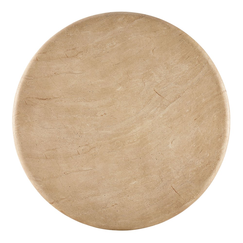 Tori 48 Inch Round Indoor and Outdoor Patio Dining Table. Picture 5