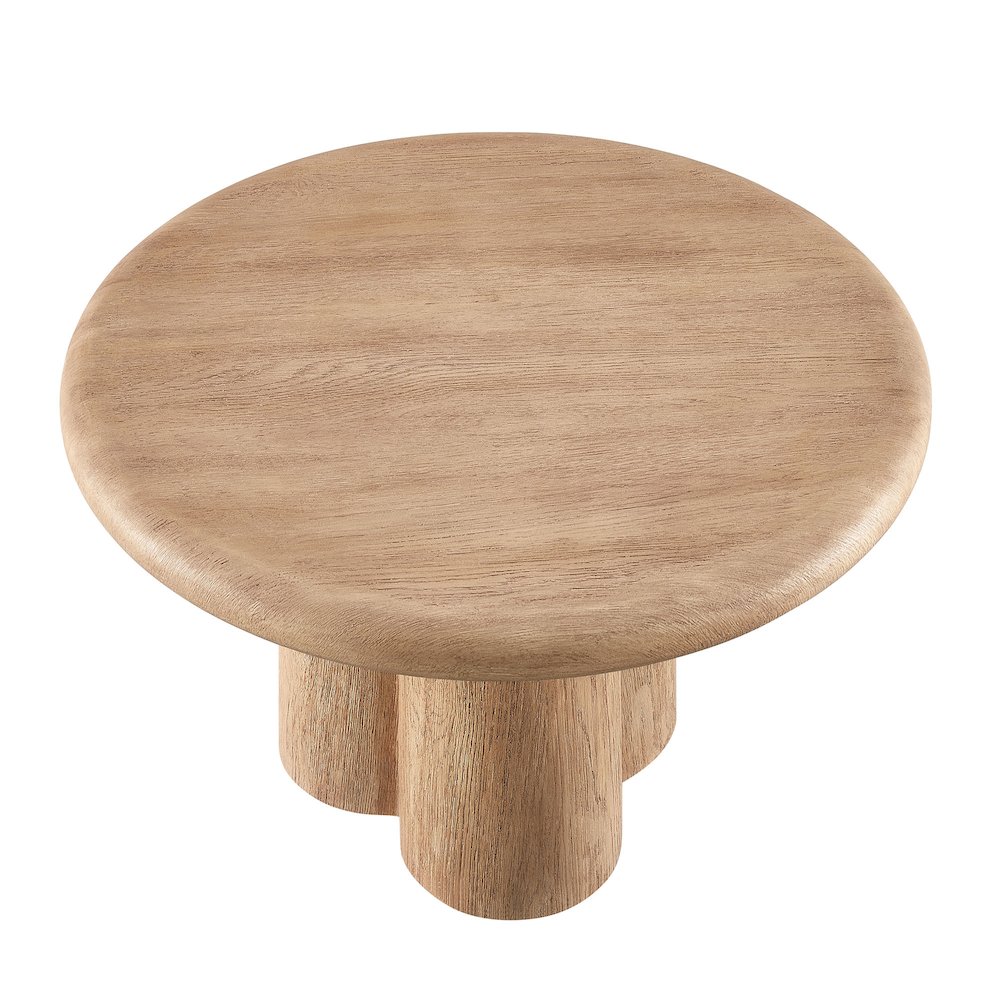 Tori 31 Inch Round Indoor and Outdoor Patio Coffee Table. Picture 4