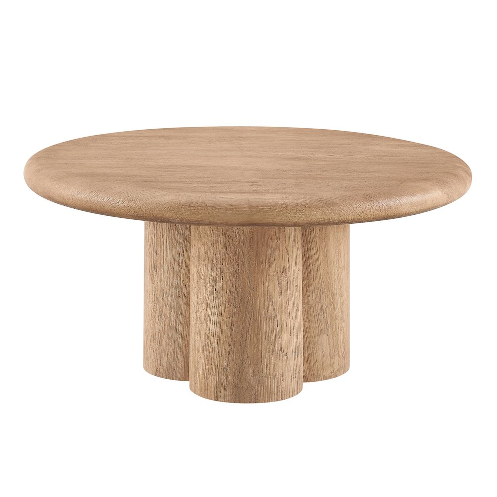 Tori 31 Inch Round Indoor and Outdoor Patio Coffee Table. Picture 1