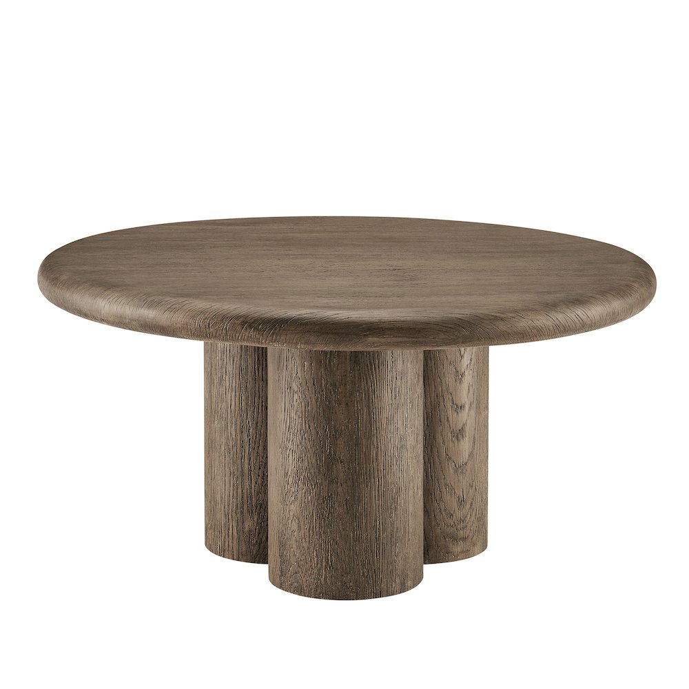 Tori 31 Inch Round Indoor and Outdoor Patio Coffee Table. Picture 1