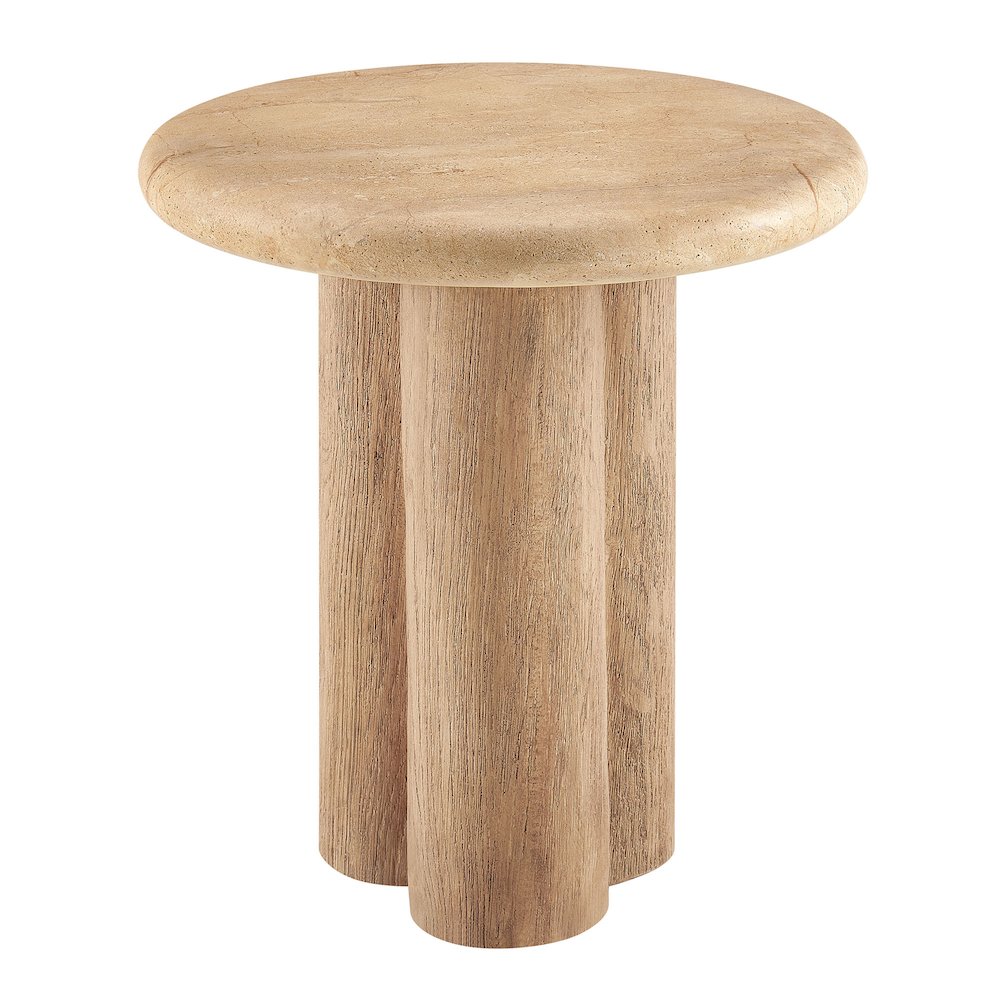 Tori 20 Inch Round Indoor and Outdoor Patio Side Table. Picture 1