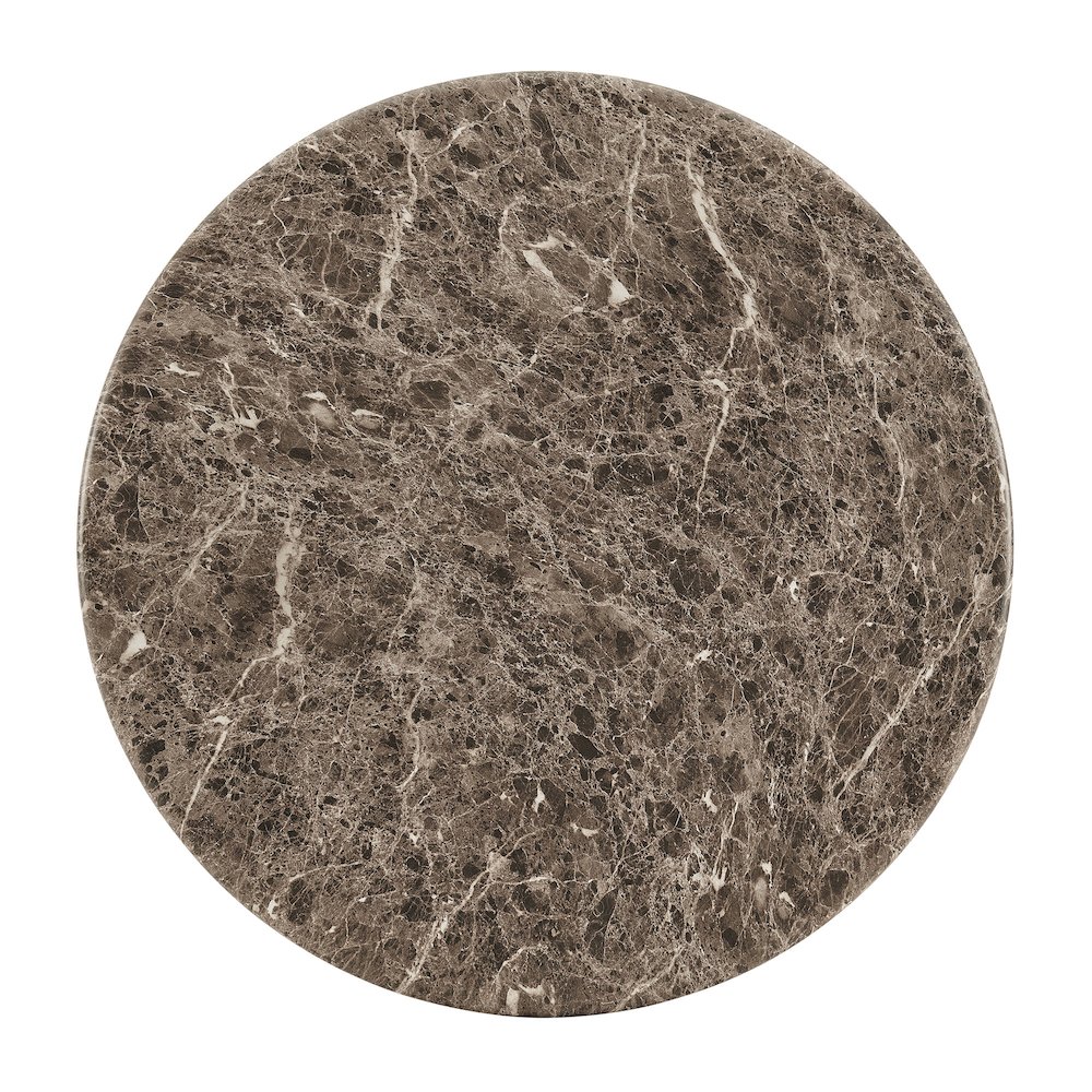 Pietra Indoor Outdoor Patio Round Coffee Table. Picture 5