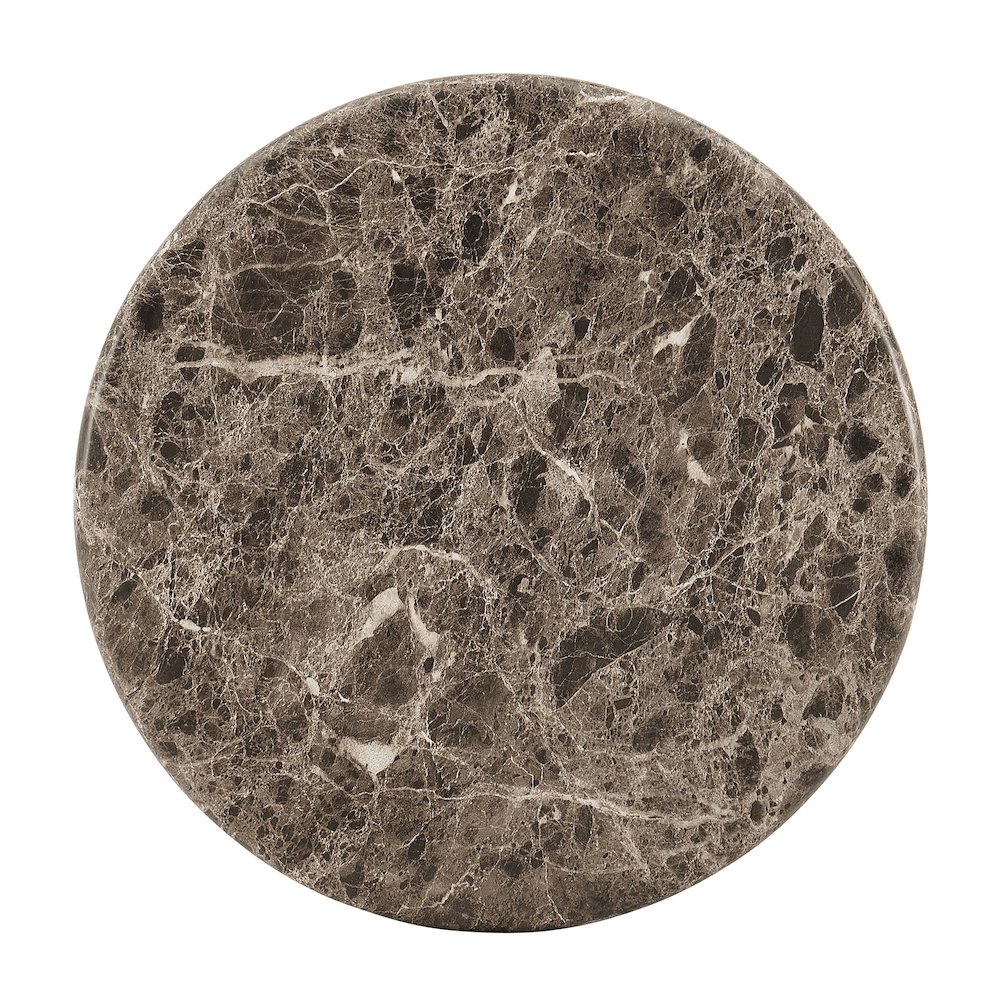 Pietra Indoor Outdoor Patio Round Side Table. Picture 5