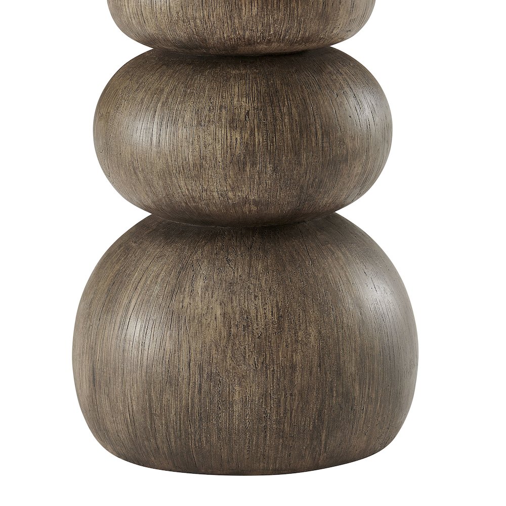 Pietra Indoor Outdoor Patio Round Side Table. Picture 6