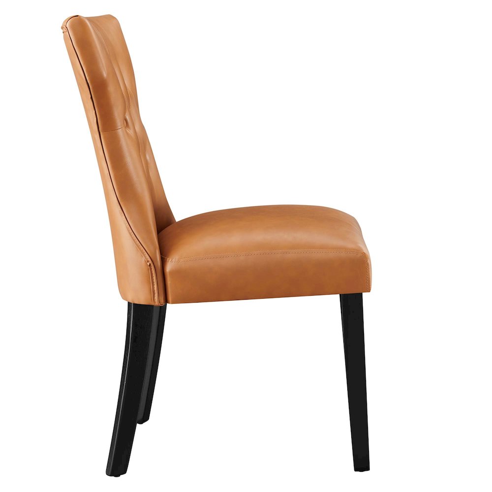 Silhouette Dining Vinyl Side Chair. Picture 3
