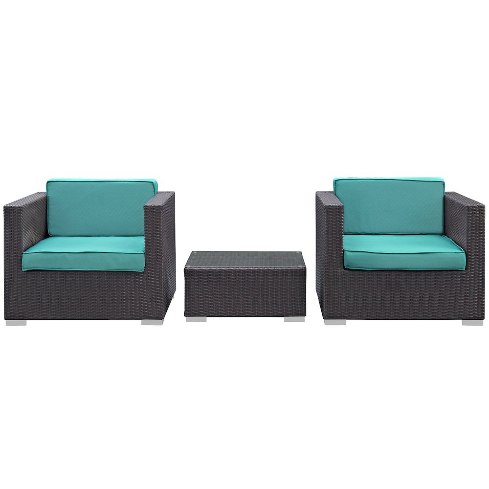 Burrow 3 Piece Outdoor Patio Sofa Set. Picture 2