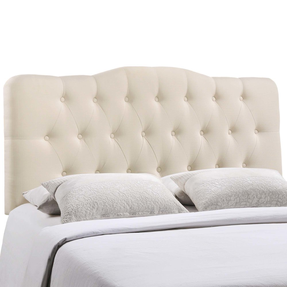 Annabel Upholstered Fabric Full Headboard. Picture 2