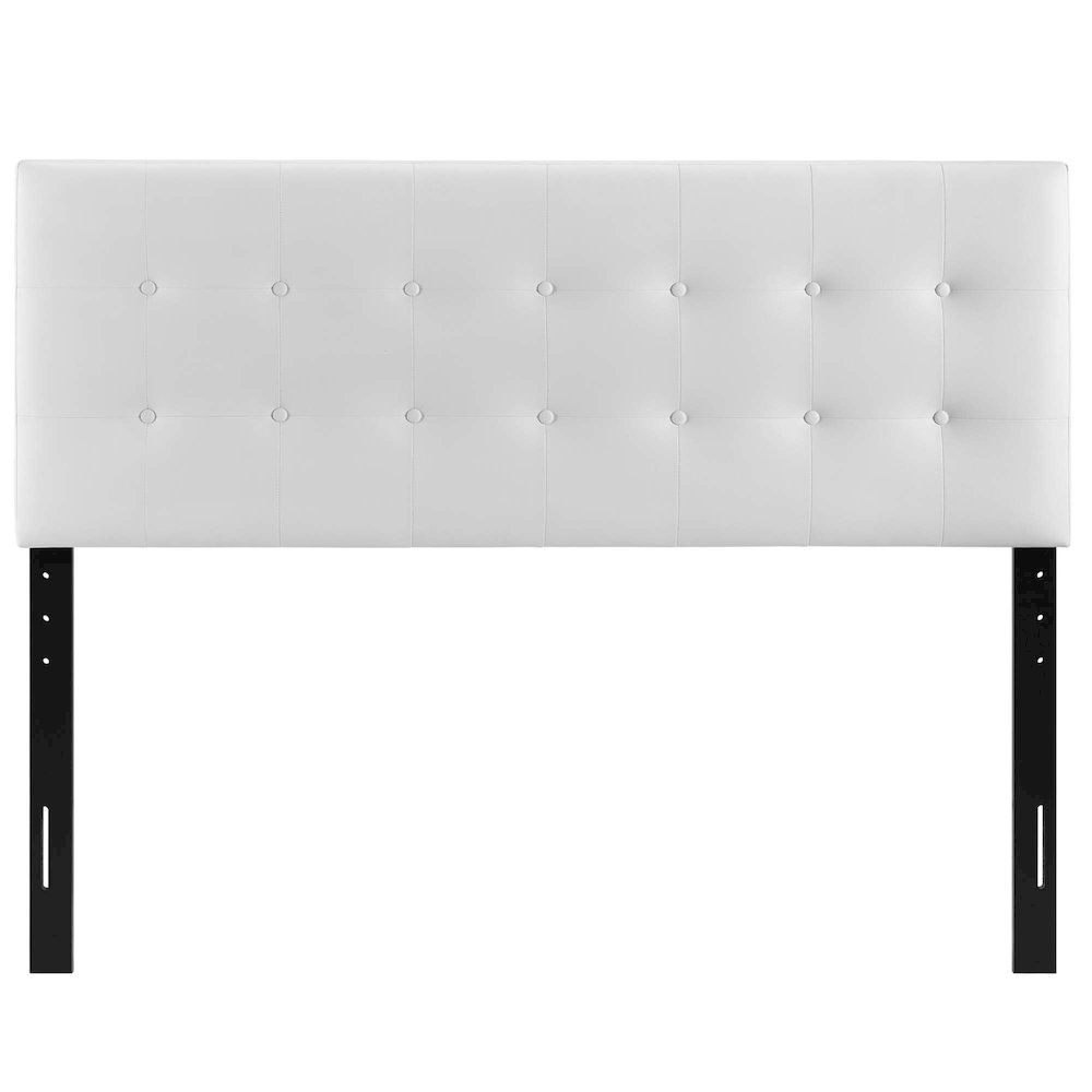 Emily Upholstered Vinyl Queen Headboard. Picture 6