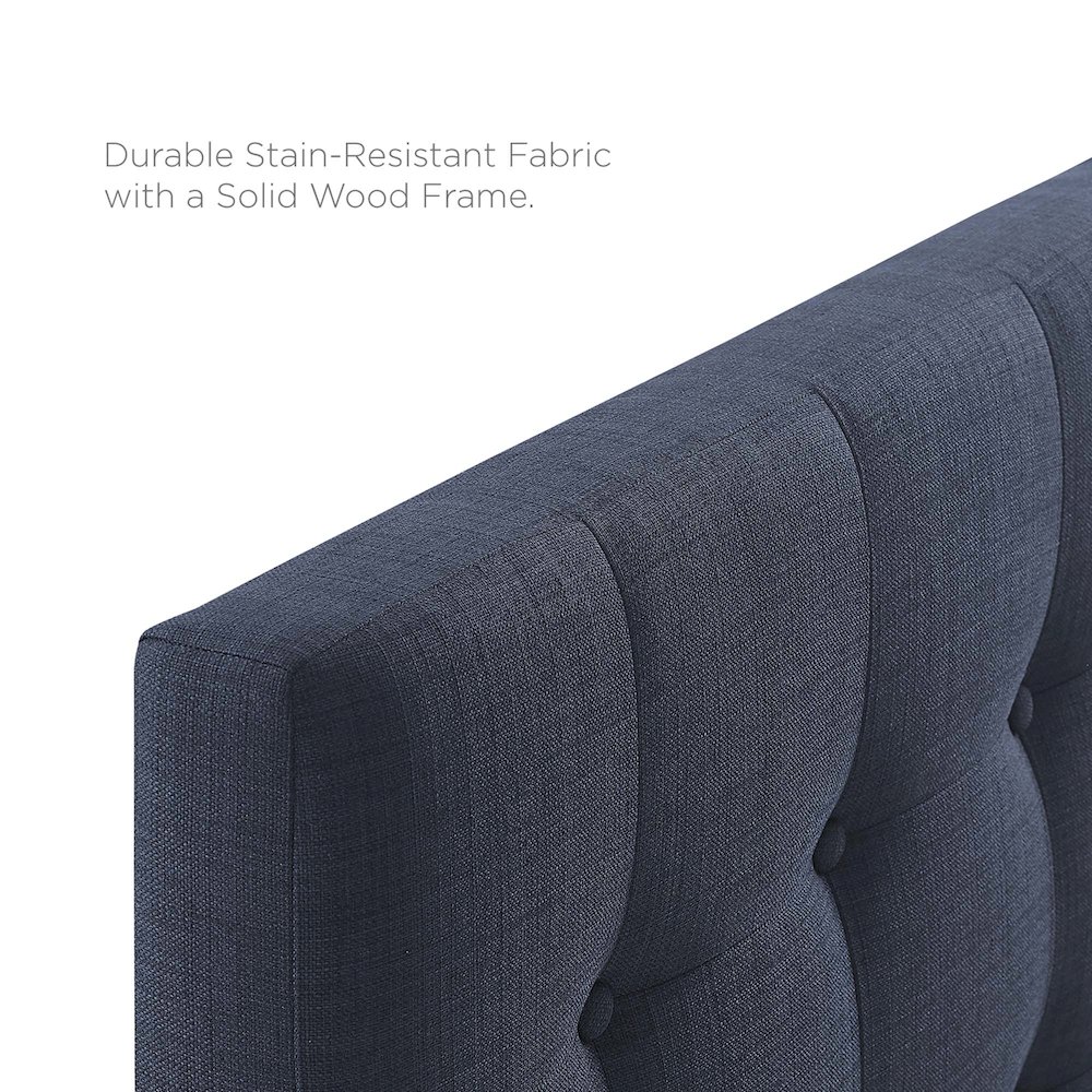Emily Upholstered Fabric King Headboard. Picture 2