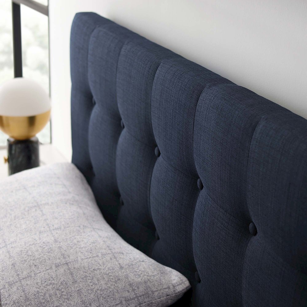 Emily Upholstered Fabric King Headboard. Picture 6