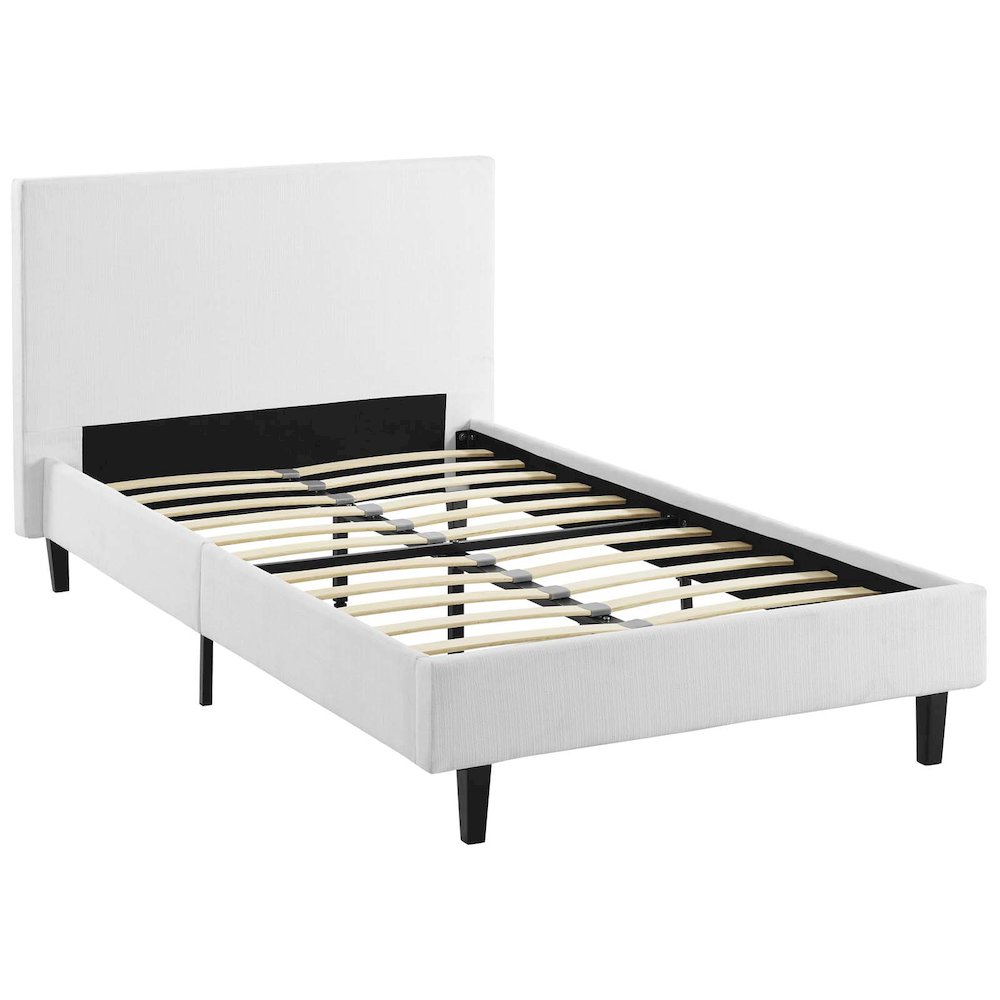 Anya Fabric Twin Bed. Picture 2