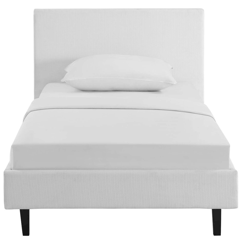 Anya Fabric Twin Bed. Picture 4