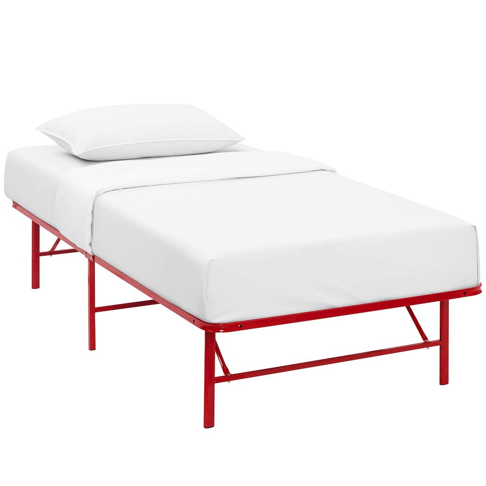 Horizon Stainless Steel Twin Bed Frame. Picture 1