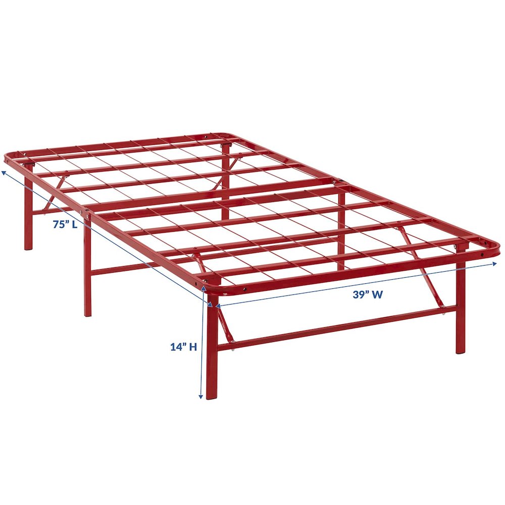Horizon Stainless Steel Twin Bed Frame. Picture 2